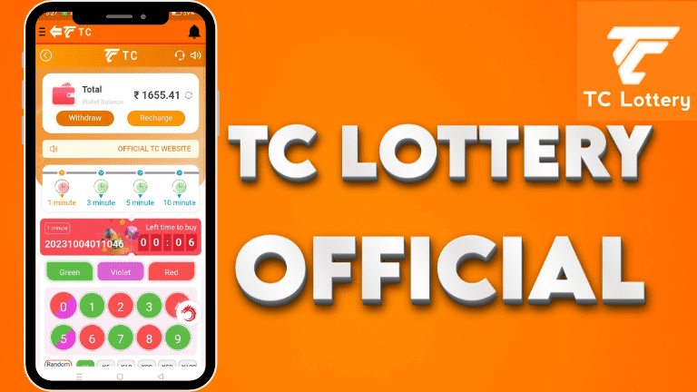 TC Lottery 4 game interface showcasing colorful betting options and live results.