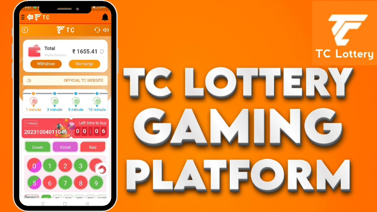 TC Lottery 4 game interface showcasing colorful betting options and live results.